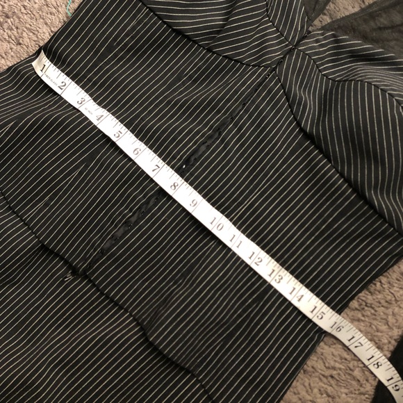 Sue Wong Pinstripe Corset Dress - Picture 8 of 9